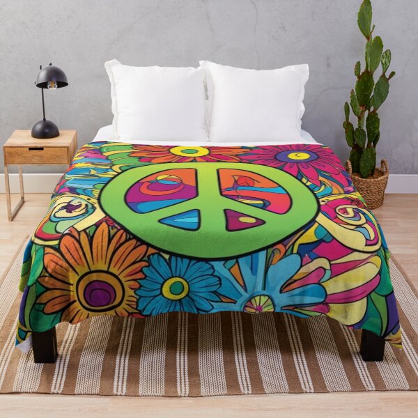 Item preview, Psychedelic peace hippie retro trippy designed and sold by martin max.