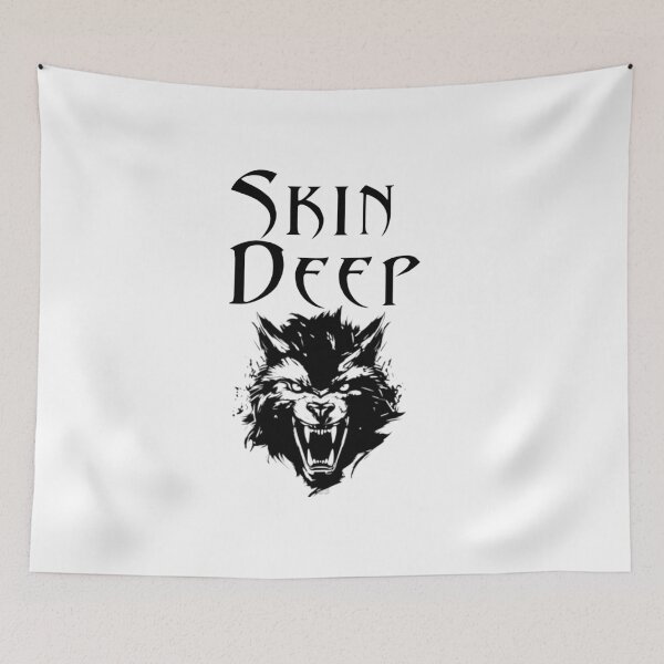 Item preview, Skin Deep (black) designed and sold by DarkRosePress.