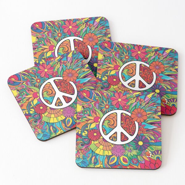 Item preview, Psychedelic peace hippie retro trippy designed and sold by martin max.