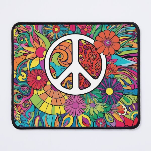 Item preview, Psychedelic peace hippie retro trippy designed and sold by martin max.
