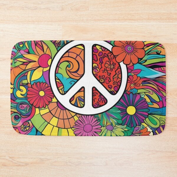 Item preview, Psychedelic peace hippie retro trippy designed and sold by martin max.