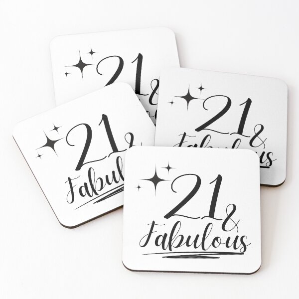 Item preview, Fabulous and 21 - Happy 21st Birthday Celebration Wishes designed and sold by highflycrafts.