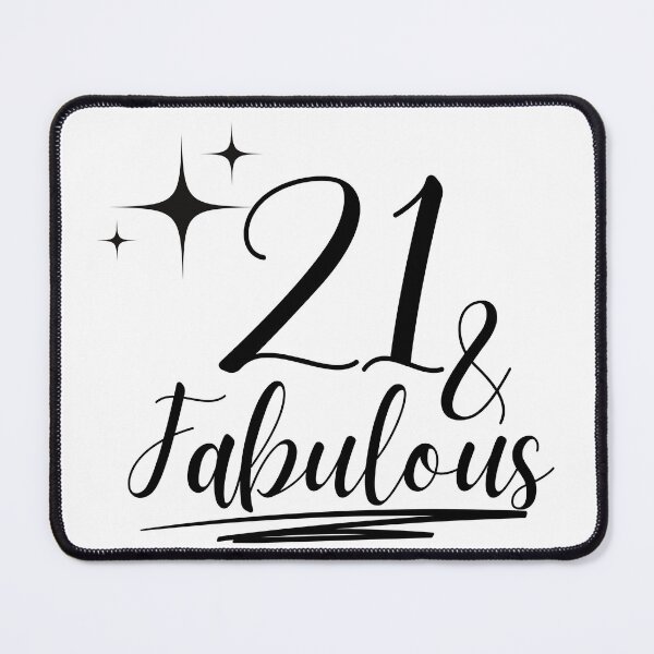 Item preview, Fabulous and 21 - Happy 21st Birthday Celebration Wishes designed and sold by highflycrafts.