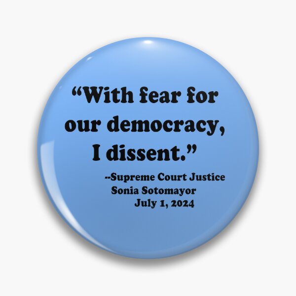 Item preview, WITH FEAR FOR OUR DEMOCRACY I DISSENT designed and sold by LoveAndDefiance.