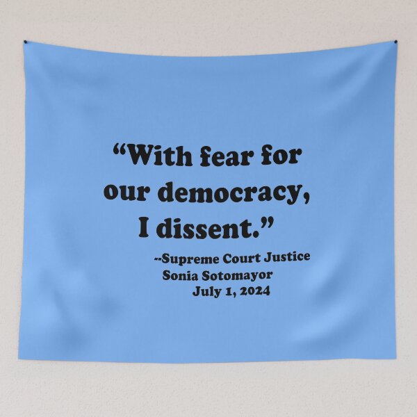 Item preview, WITH FEAR FOR OUR DEMOCRACY I DISSENT designed and sold by LoveAndDefiance.