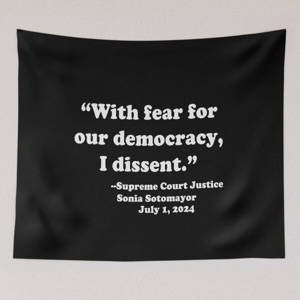Item preview,  WITH FEAR FOR OUR DEMOCRACY I DISSENT designed and sold by LoveAndDefiance.