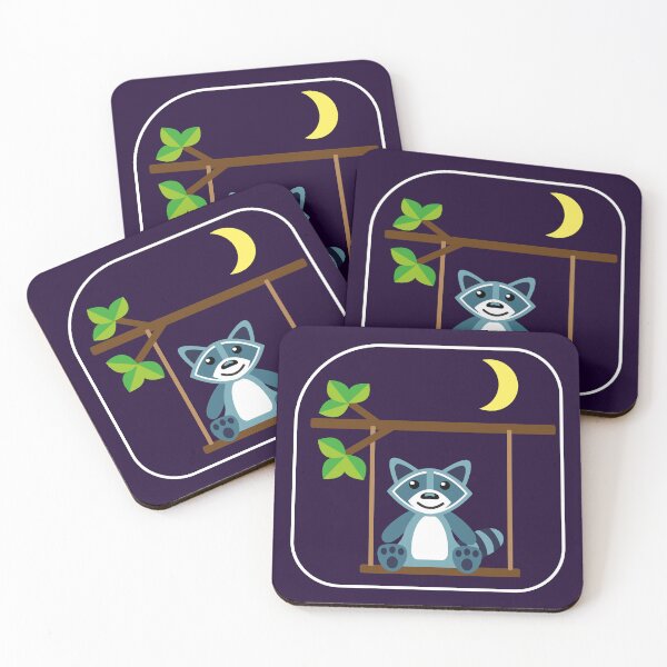 Item preview, night raccoon designed and sold by MerlinWear.