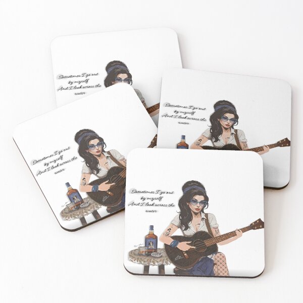Item preview, Amy Winehouse-  look across the water #2 designed and sold by Hen-C-Art.