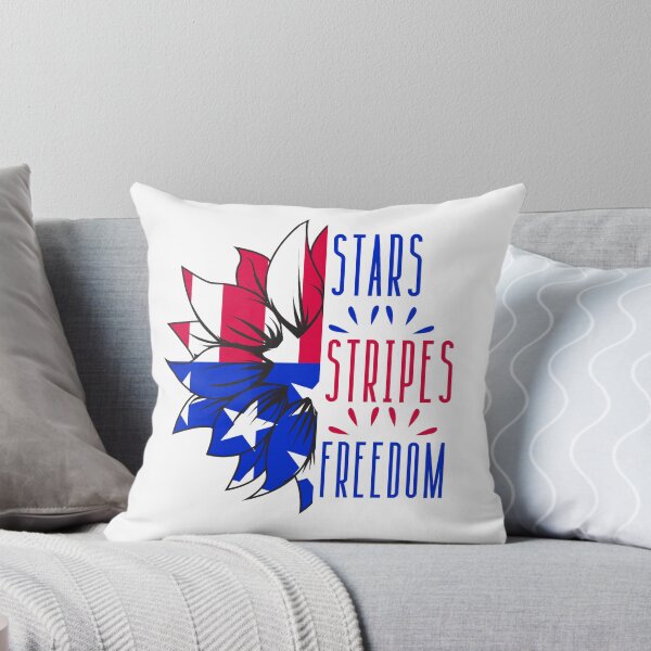 Item preview, Stars, Stripes, Freedom Typographic Colorful US Independence Design designed and sold by Raise2Shine.