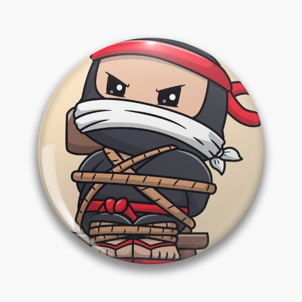 Item preview, Cute Ninja Strapped to a Chair Cartoon Vector Icon - Adorable People and Holiday Illustration designed and sold by hjian8219.