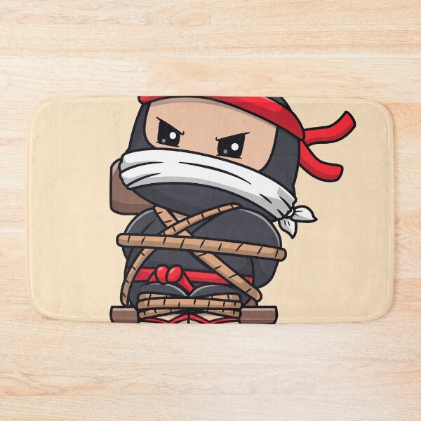 Item preview, Cute Ninja Strapped to a Chair Cartoon Vector Icon - Adorable People and Holiday Illustration designed and sold by hjian8219.