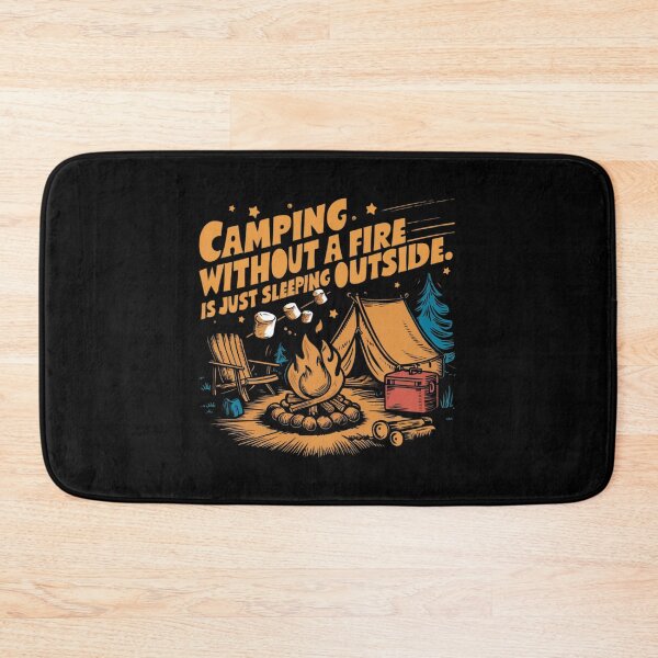Item preview, Camping without fire is just sleeping outside  designed and sold by Ajax90.