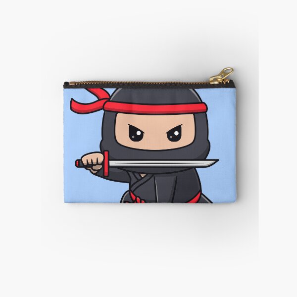 Item preview, Cute Ninja Fighter Holding Katana Sword Cartoon Vector Icon - Adorable People and Holiday Illustration designed and sold by hjian8219.