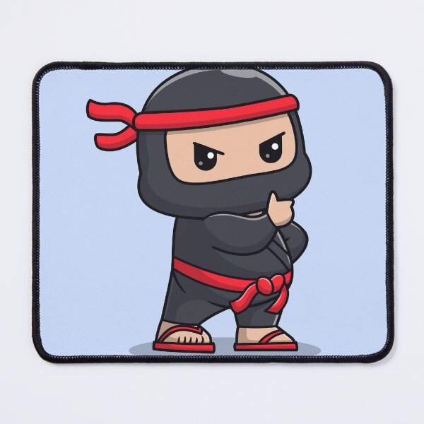 Item preview, Cute Ninja Fighter Giving Thumbs Up Cartoon Vector Icon - Adorable People and Holiday Illustration designed and sold by hjian8219.