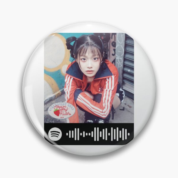 Item preview, Chuu Strawberry Rush Spotify Code with Album Cover designed and sold by StanYves.