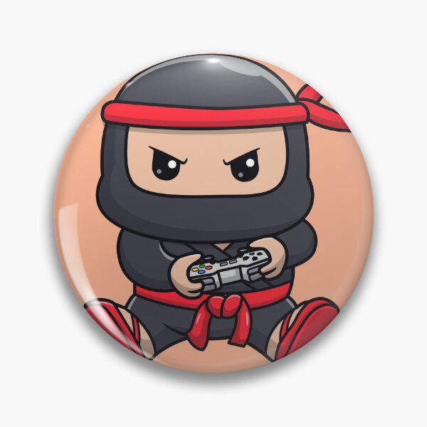 Item preview, Cute Ninja Gaming Cartoon Vector Icon - Adorable People and Technology Illustration designed and sold by hjian8219.