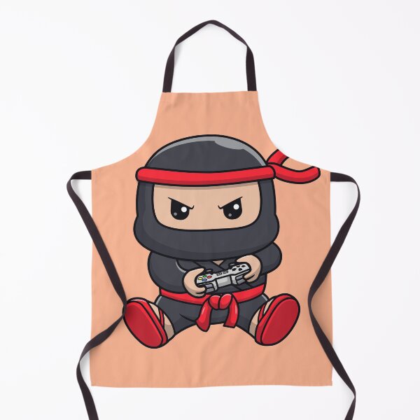 Item preview, Cute Ninja Gaming Cartoon Vector Icon - Adorable People and Technology Illustration designed and sold by hjian8219.