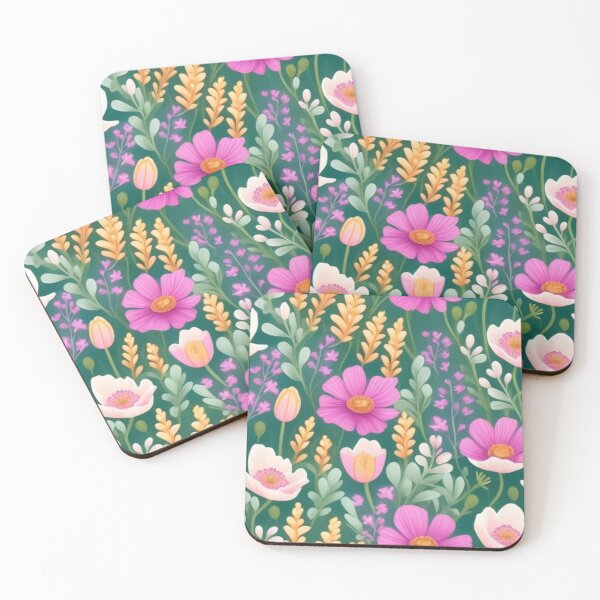 Item preview, Cosmos, Tulips, and Poppies Floral Delight designed and sold by LyssasMindArt.