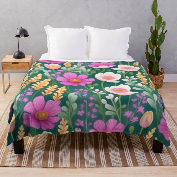 Item preview, Cosmos, Tulips, and Poppies Floral Delight designed and sold by LyssasMindArt.