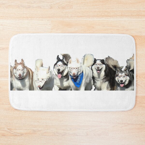 Item preview, Well Read (Bred?) Huskies designed and sold by May Finch.