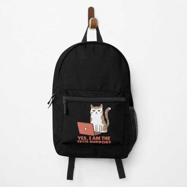 Item preview, Funny Tech Support Cat | Cute Cat with Laptop | Humorous IT Support gift designed and sold by Unitepeople.