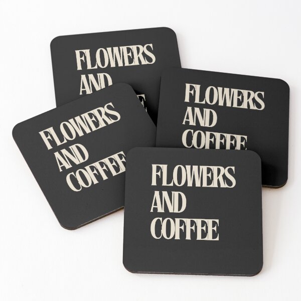 Item preview, Flowers and coffee designed and sold by rosaura-ortiz11.