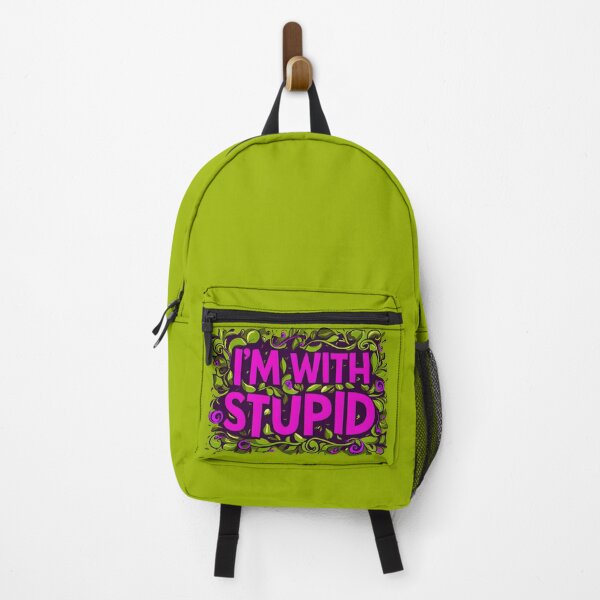 Item preview, I'm With Stupid Funny Quote designed and sold by TheArtOfPat.