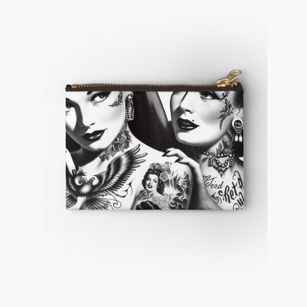 Item preview, Retro Beauty Tattoo Girls designed and sold by PulpVintage.