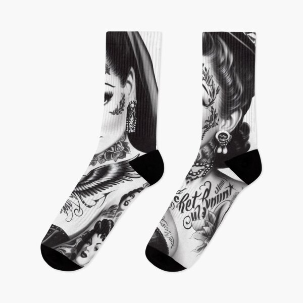 Item preview, Retro Beauty Tattoo Girls designed and sold by PulpVintage.