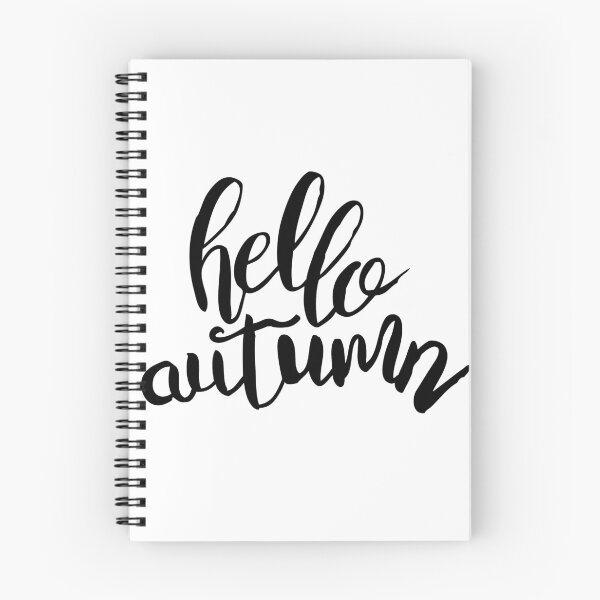 Item preview, Hello Autumn - Black & White Quotes designed and sold by mcaussieb.