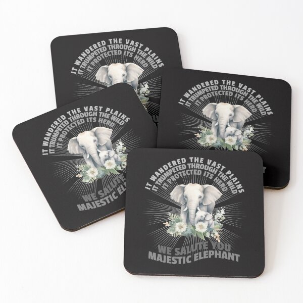 Item preview, Majestic Elephant - Beautiful and Inspirational Design designed and sold by CoolCrazyQuirky.