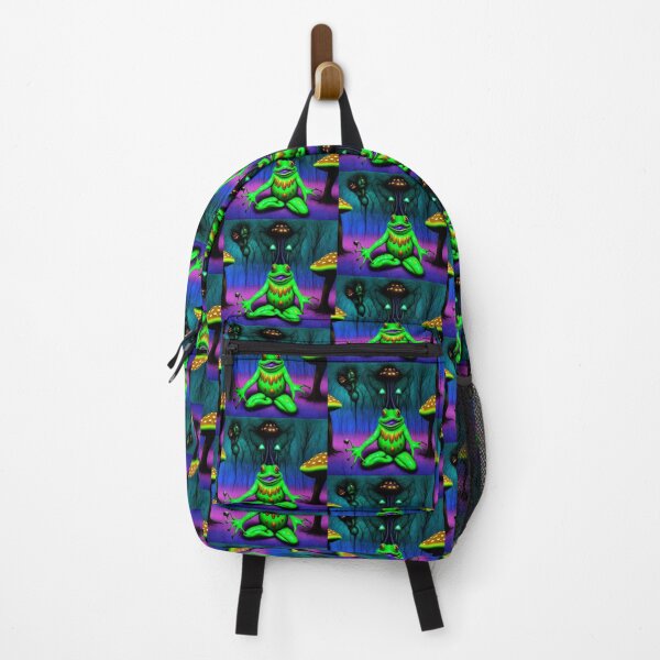 Item preview, Abstract Psychedelic Mushroom & Frogs  designed and sold by TheDarkWardrobe.