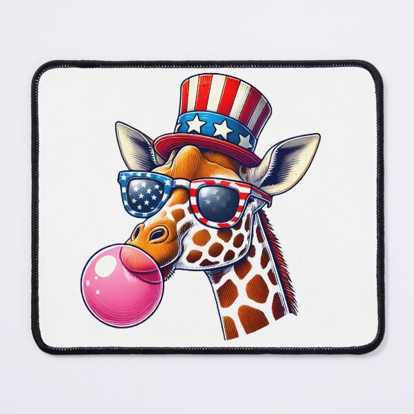 Item preview, Patriotic Giraffe: Cool and Quirky designed and sold by ArtistryTouch.