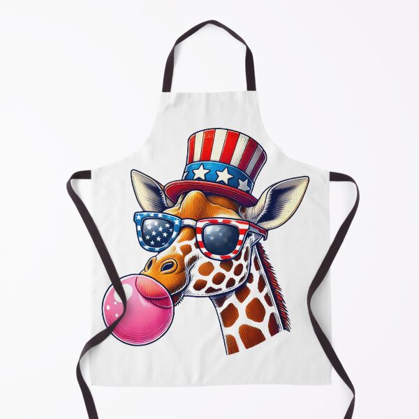 Item preview, Patriotic Giraffe: Cool and Quirky designed and sold by ArtistryTouch.
