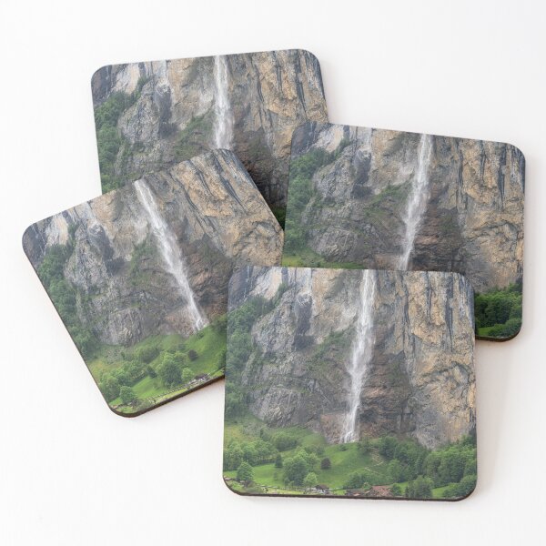 Item preview, Lauterbrunnen and Staubbach Waterfall designed and sold by aaronchoi.