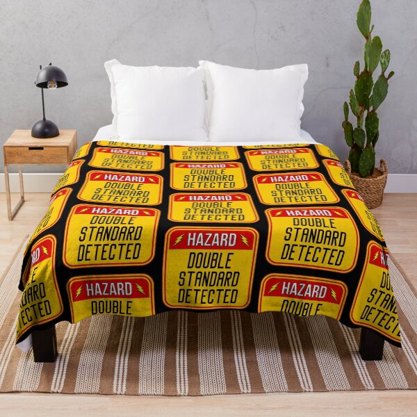Item preview, HAZARD: Double Standard Detected - funny warning signs designed and sold by DesignsFromTW-S.