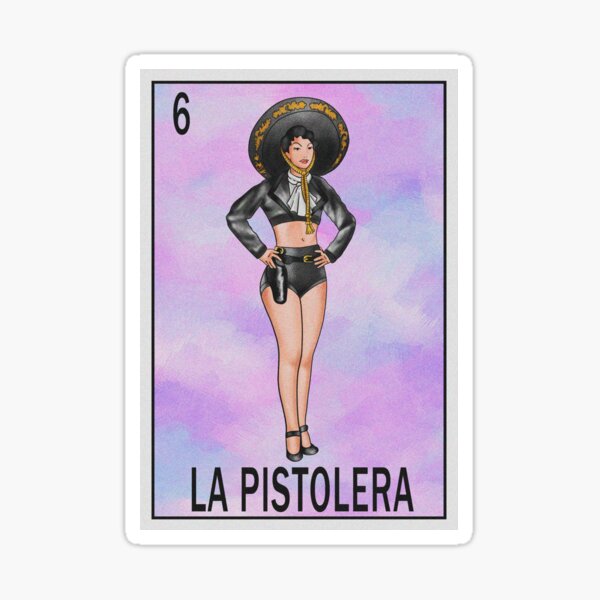 Pistolera - Loteria Sticker