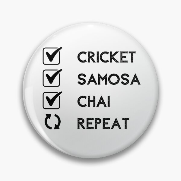 Item preview, Indian Cricket Samosa Chai Design designed and sold by Amritanagle.