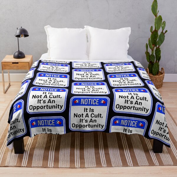 Item preview, NOTICE:  It Is Not A Cult, It's An Opportunity - funny warning signs designed and sold by DesignsFromTW-S.