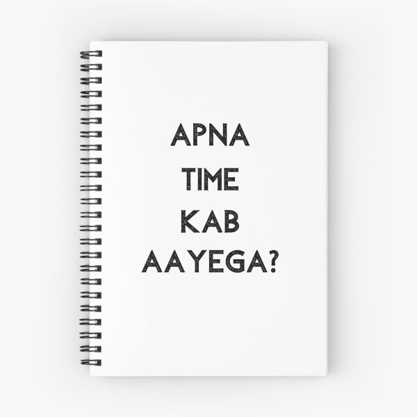 Item preview, Funny Indian Apna Time Kab Aayega Design designed and sold by Amritanagle.