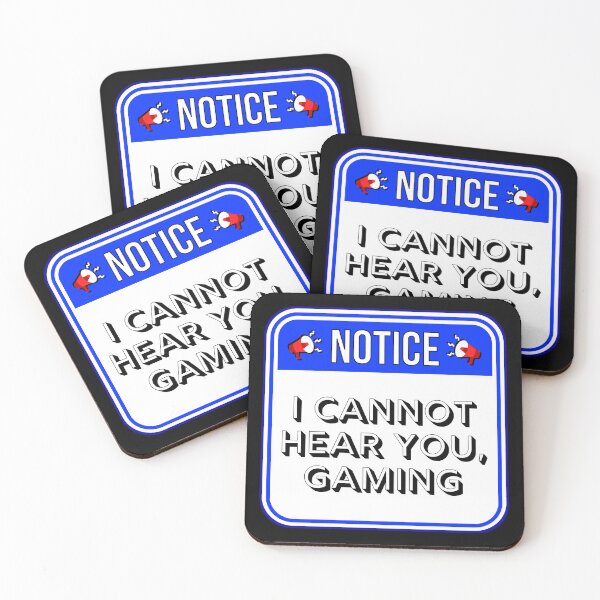 Item preview, NOTICE:  I Cannot Hear You, Gaming - funny warning hobby signs designed and sold by DesignsFromTW-S.