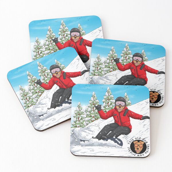 Item preview, This old dog learns to snowboard designed and sold by US3Ink.
