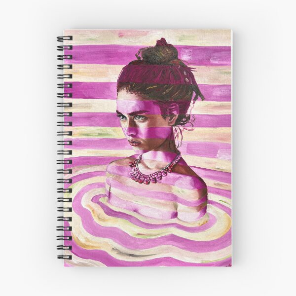 Item preview, Pink striped bather designed and sold by Doug Paints.