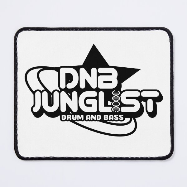 Aperçu de l'œuvre DNB - ADN Junglist (noir) créée et vendue par Discothreadz.