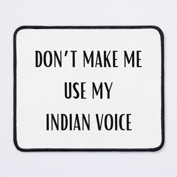 Item preview, Funny Indian Voice Design designed and sold by Amritanagle.