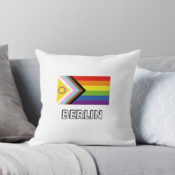 Item preview, Intersex Inclusive Pride Progress Flag Berlin designed and sold by Inspirationmotivation.