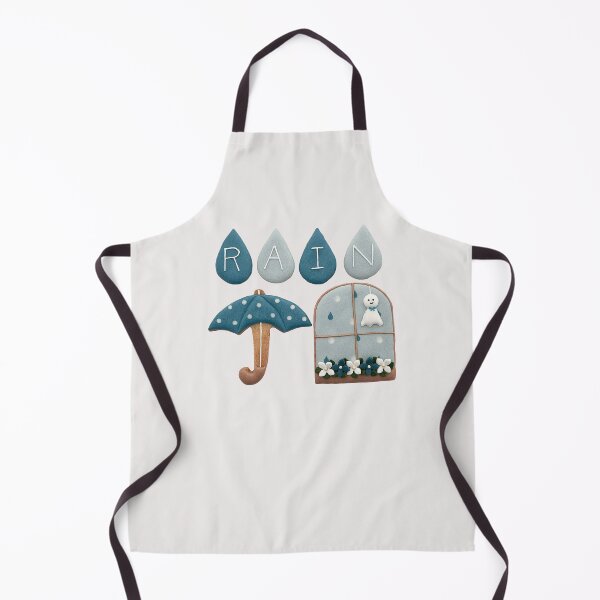Item preview, Rain Royal icing cookies with a pretty Teru teru bozu. designed and sold by aiko-p.