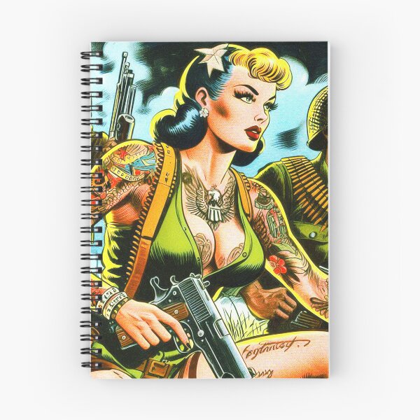 Item preview, Retro Army Girl Comic designed and sold by PulpVintage.