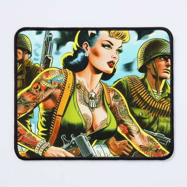 Item preview, Retro Army Girl Comic designed and sold by PulpVintage.