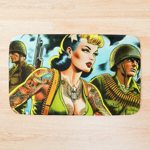 Item preview, Retro Army Girl Comic designed and sold by PulpVintage.